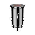 Автомобільний зарядний пристрій  Baseus Circular Plastic А+А 30W Black CCALL-YD01