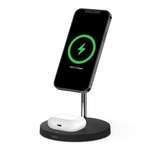 Бездротовий зарядний пристрій Belkin MagSafe 2in1 Wireless Charger, black WIZ010VFBK