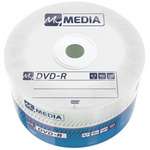 Диски  DVD-R MyMedia 4.7Gb 16X 16X MATT SILVER Wrap 50шт