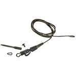 Монтаж   Prologic Safetly Clip QC Swivel Hollow Leader 80cm 45lbs (3шт/уп) (1846.09.66)