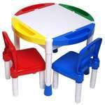 Дитячий стіл Microlab Toys Конструктор Ігровий Центр + 2 стільця (GT-14)