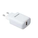 Зарядний пристрій  5V 2,4A, Quick Charge 3.0 1USB White (WC-QC-AtC-01) + cable USB-TypeC
