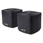 Маршрутизатор Wi-Fi  Asus ZenWiFi AX Mini XD4 2PK Black (XD4-B-2-PK)