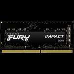 Оперативна пам'ять Kingston DRAM 16GB 2666MHz DDR4 CL16 SODIMM FURY Impact EAN: 740617318555