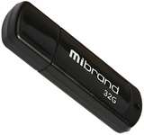 Флешка 32Gb USB 2.0 Mibrand Grizzly (MI2.0/GR32P3B) Black