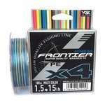 Шнур  YGK Frontier X4 Assorted Multi Color 100m 2.5/0.260mm 25lb/11.3k (5545.03.31)