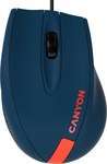 Мишка Canyon CNE-CMS11BR Blue/Red USB