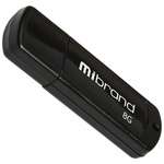 Флешка 8GB USB 2.0 Mibrand Grizzly Black (MI2.0/GR8P3B)