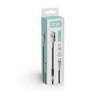 Кабель  1m USB 2.0 AM/Type-C Colorway (CW-CBUC046-BK) (head metal) 2.4A Black