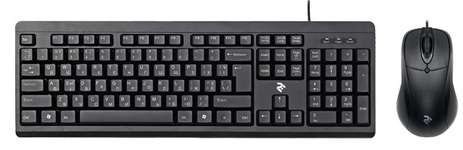 Комплект (клавіатура + ведмедик)  2E MK401 (2E-MK401UB) Black USB