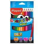 Олівці кольорові  ZiBi Color Peps Maxi 12 цв. (MP.834010)