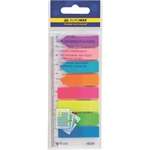 Стикер-закладка  Buromax Plastic bookmarks 45x12mm, 8*25шт, neon (BM.2307-98)