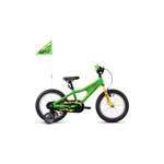 Дитячий велосипед  Ghost Powerkid 16" 2021 Зелено-жовто-чорний (18PK1007)