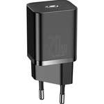 Зарядний пристрій мережевий Baseus (1USB-C) 20W Black (CCSUP-B01)