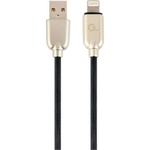 Кабель Lightning 1m USB 2.0 / Lightning Cablexpert преміум Black (CC-USB2R-AMLM-1M)