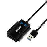 Адаптер Maiwo для підк. 2.5''/3.5'' IDE/SATA HDD/SSD, 5.25'' CD-ROM до портів USB 3.0, БЖ 12В/2А
