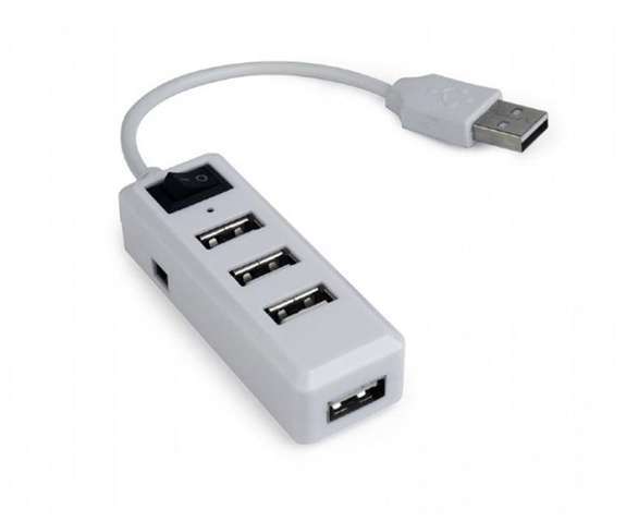 Концентратор USB Gembird Хаб на 4 порта USB 2.0 UHB-U2P4-21