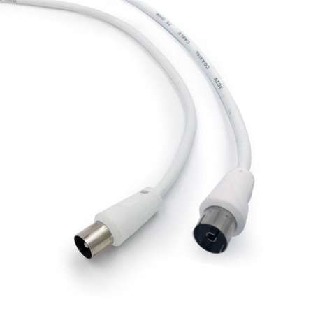 Кабель коаксіальний Cablexpert (CCV-515-W-5M) 75 Ом, White, 5 м