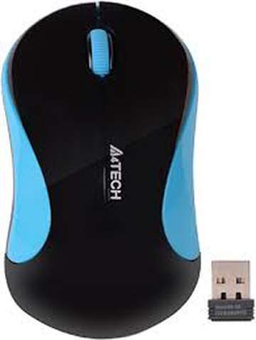 Мишка бездротова A4-Tech G3-270N-5 USB Black+Blue