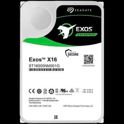 Жорсткий диск серверний SEAGATE HDD Server Exos X16 HDD 512E/4KN (3.5', 14TB, SATA 6Gb/s / 7200rpm)
