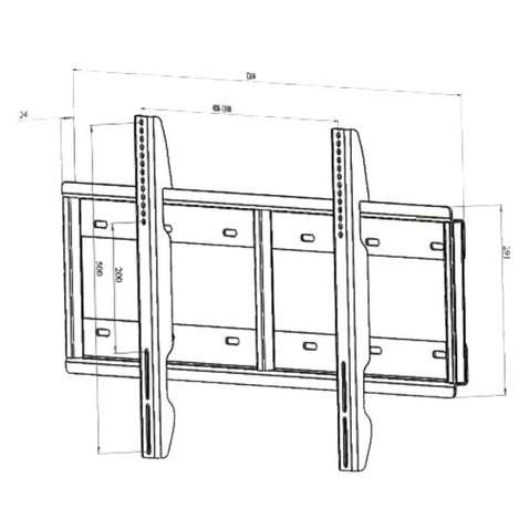 Кріплення настінне KSL WM4P-B