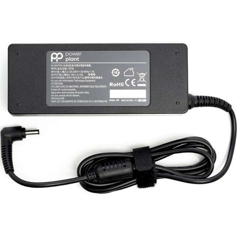 Блок живлення до ноутбуку PowerPlant ASUS 220V, 19V 90W 4.74A (4.0*1.35)