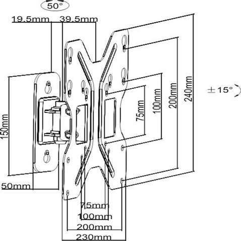 Кріплення для ТВ ITECH LCD421 26-40"