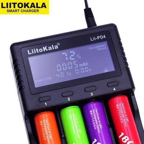 Зарядний пристрій для акумуляторів Liitokala Lii-PD4