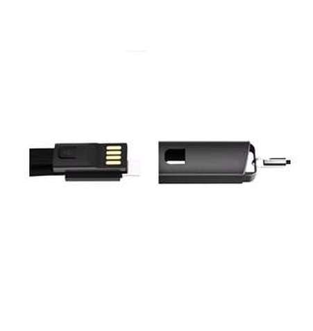 Кабель USB ColorWay USB-USB Type-C, 2.4А, 0.22м, Blue (CW-CBUC023-BL)