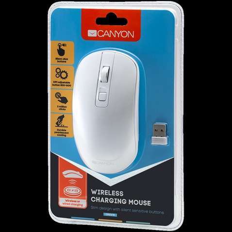 Миша 2.4GHz Wireless Rechargeable Mouse with Pixart sensor, 4keys, Silent switch for right/left keys,DPI: