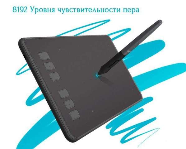 Графічний планшет Huion H640P + рукавичка