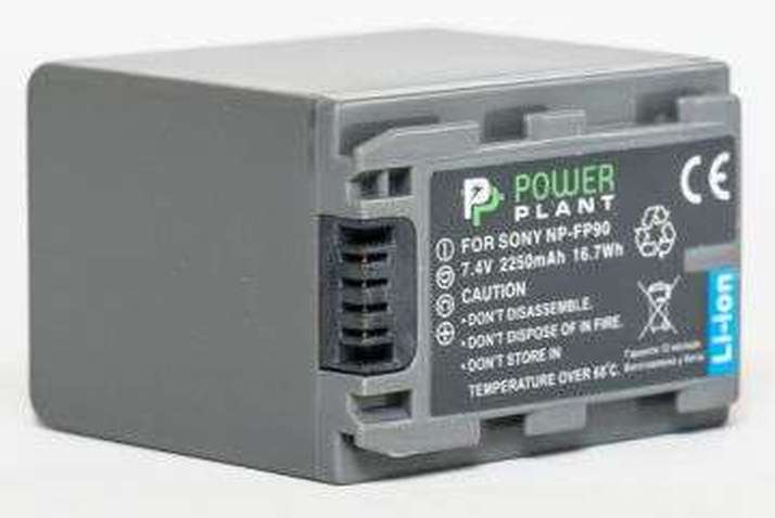 Акумулятор для фото/відео техніки PowerPlant Sony NP-FP90 2250mAh