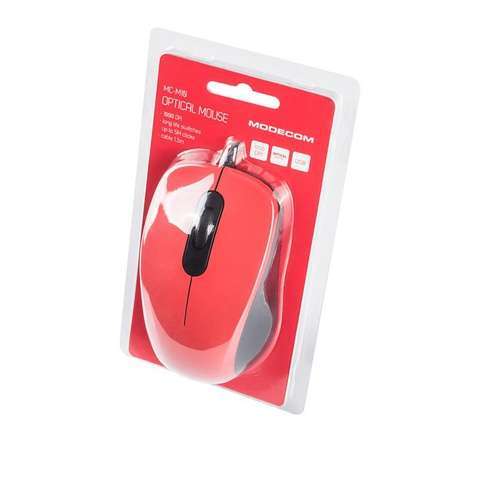 Миша Modecom MC-M10 (M-MC-0M10-500) Red USB