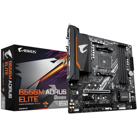 Материнська плата GIGABYTE B550M AORUS ELITE