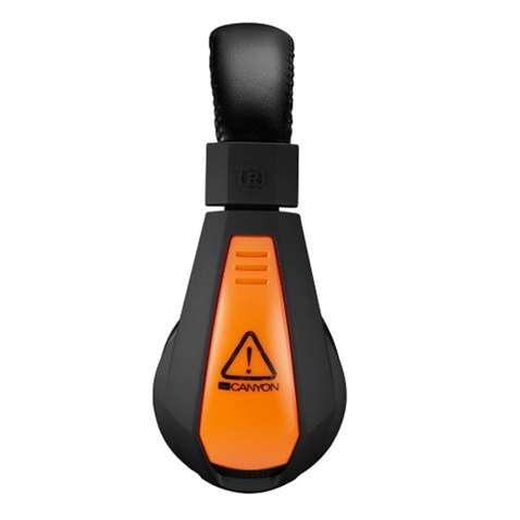 Навушники  Canyon CND-SGHS1A Black/Orange