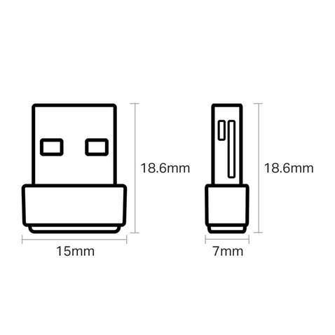 Безпровідний Wi-Fi адаптер TP-Link Archer T600U (AC600, mini)