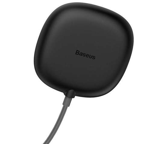 Бездротовий зарядний пристрій  Baseus Suction Cup WirelessCharger Black