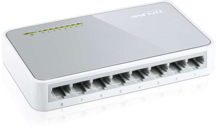 Коммутатор  TP-Link TL-SF1008D (8х10/100 Мбит, настільний)