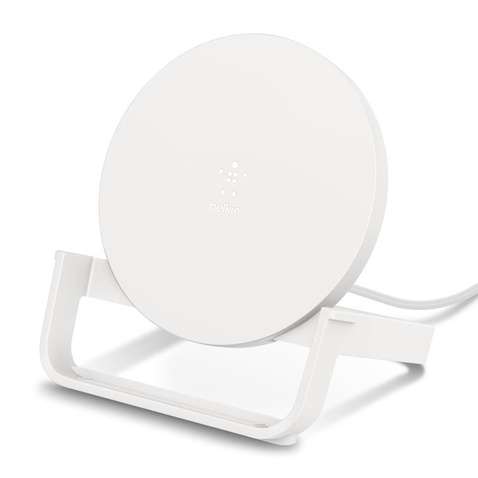 Бездротовий зарядний пристрій Belkin Stand Wireless Charging Qi, 10W, white WIB001VFWH