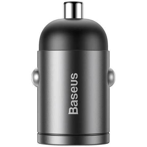 Автомобільний зарядний пристрій  Baseus Tiny Star Mini PPS Quick Charger Suit + Type-C To Lightning 18W Cable Gray (TZVCHX-0G)