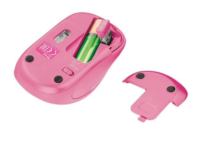 Мишка бездротова  TRUST Yvi FX Wireless Mini Mouse Рink (22336)