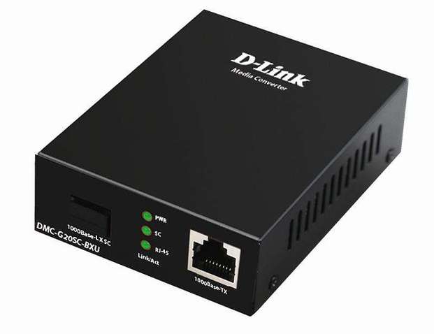 Медiаконвертер D-Link DMC-G20SC-BXU