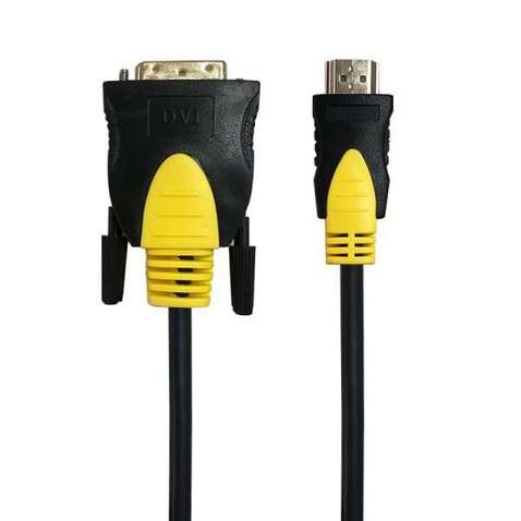 Кабель  Maxxter HDMI to DVI (AM/AM) Black 1.8m