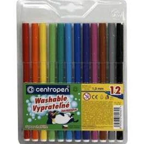 Фломастери Centropen 7790/12 Washable, 12 colors (7790/12 ТП)