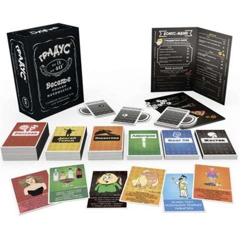 Настільна гра Bombat Game Градус (російська) (18+) (0019)