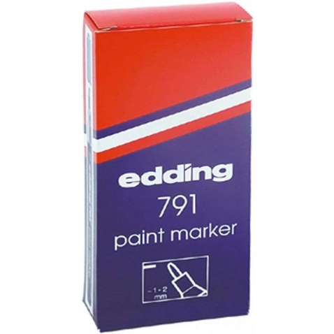 Маркер Edding Paint e-791 1-2 мм, round tip, black (791/01)