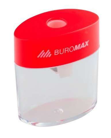 Точилка  Buromax with a container, plastic (mixed colors) (BM.4752)