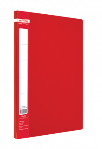 Папка з затиском BUROMAX А4 JOBMAX, red (BM.3401-05)