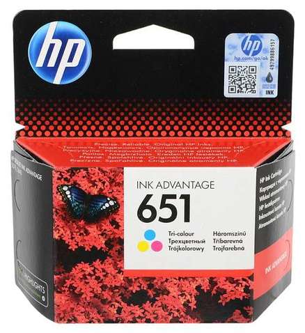 Картридж  №651 кольоровий HP (C2P11AE)