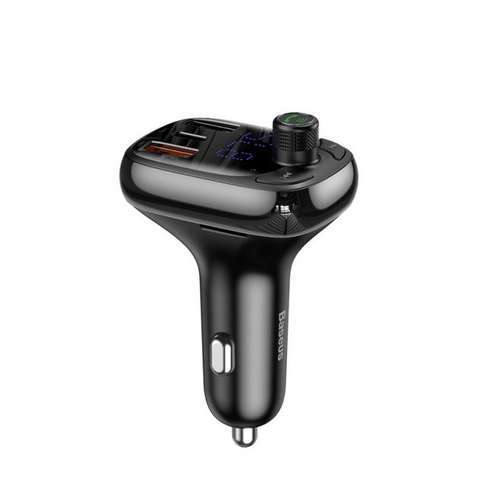 FM-трансміттер   Baseus T typed S-13 Bluetooth MP3 car charger Black